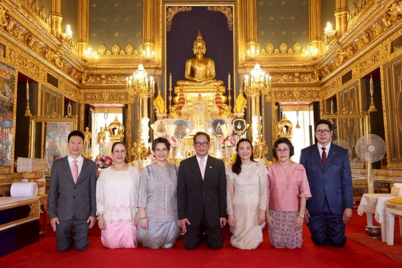 “ราชสกุลในพระบาทสมเด็จพระจุลจอมเกล้ารวมใจ บำเพ็ญกุศลเนื่องในวันคล้ายวันพระบรมราชสมภพรัชกาลที่ 5 และรัชกาลที่ 8 ณ วัดราชบพิธฯ”