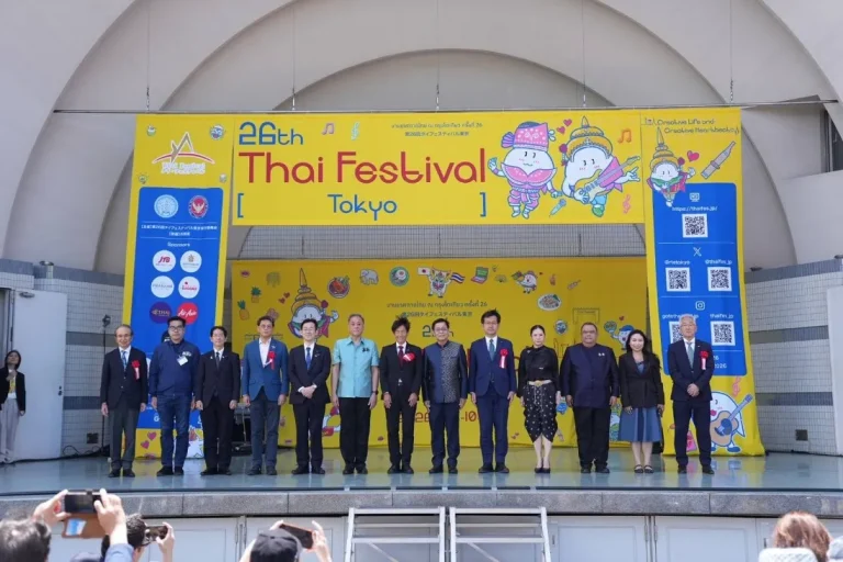 ททท. ร่วมงาน Thai Festival Tokyo 2026 ส่ง “Thai Pop Culture” สร้างสีสันไทยร่วมสมัยกลางโตเกียว หวังดึงนักท่องเที่ยวญี่ปุ่นเข้าไทย 1.2 ล้านคน