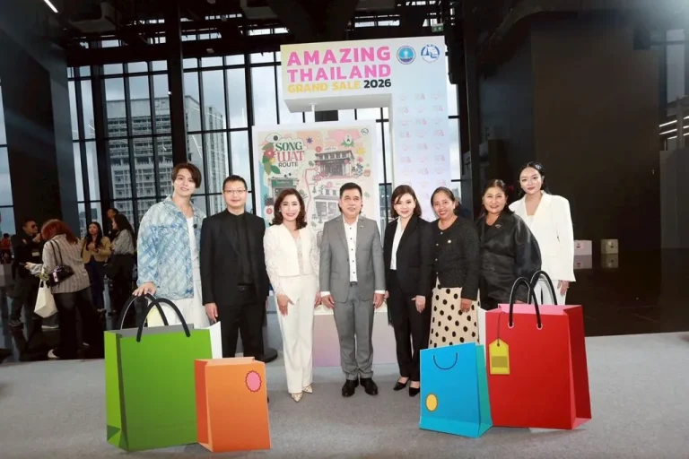 เริ่มแล้ว! “Amazing Thailand Grand Sale 2026”  ททท. จับมือพันธมิตร ชูไทยแบรนด์ ดึงนักท่องเที่ยวคุณภาพช้อปทั่วไทย
